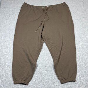 Vince Womens Sweatpants sz XXXL 3XL Wheat Cotton Essential Jogger Comfy NEW